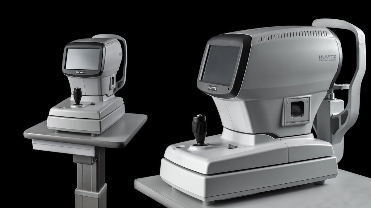 Examen de topographie cornéenne en ophtalmologie