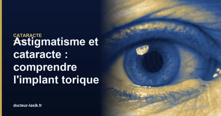 Astigmatisme et cataracte : comprendre l'implant torique